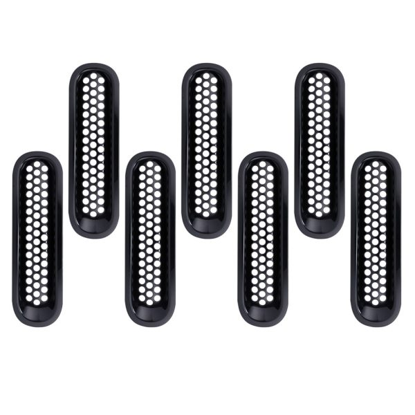 JEEP WRANGLER PLASTIC FRONT GRILLE SET