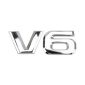 V6 STICKER SILVER
