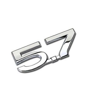Silver 5.7 Sticker