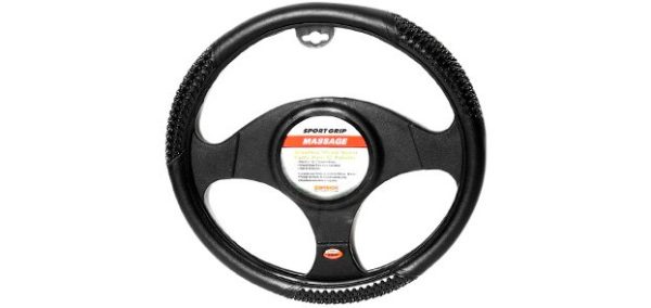 Rubber & Fiber Steering Wheel Cover