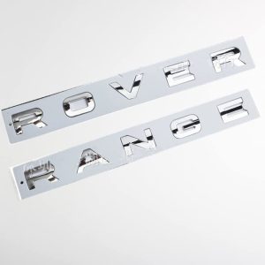Silver Range Rover Lettering